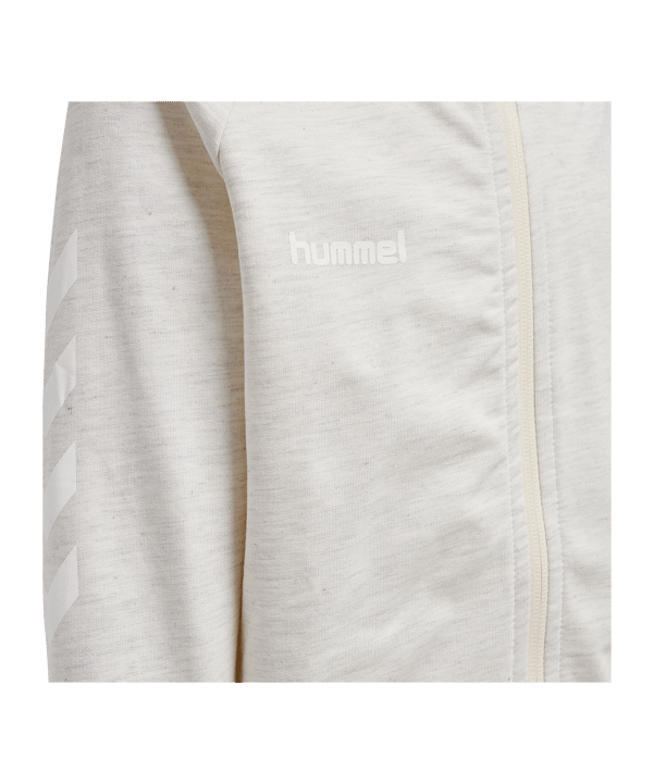 Hummel Cotton Kapuzenjacke Damen Weiss F9158 - weiss