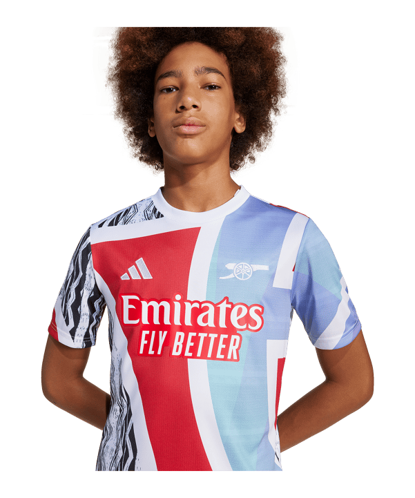 adidas FC Arsenal London Prematch Shirt 2024/2025 Kids Rot - rot