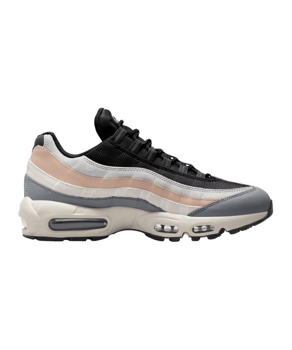 Nike Air Max 95 Grau Schwarz Rosa F002 - grau