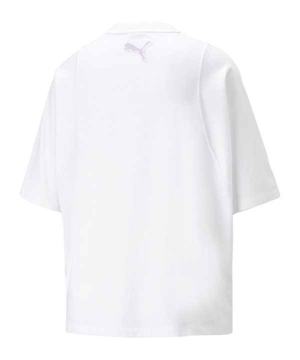 PUMA Strong Side T-Shirt Damen Weiß F001 - weiss