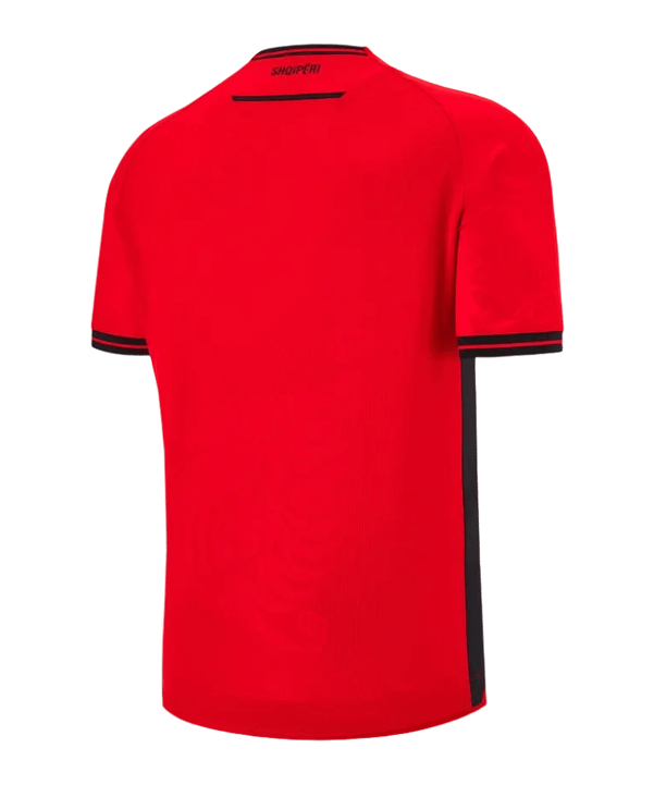 Macron Albania Maglietta Home 2025/2026 Kids Rosso - rosso