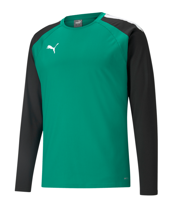 PUMA teamLIGA Trainig Sweatshirt Grün Schwarz F05 - gruen