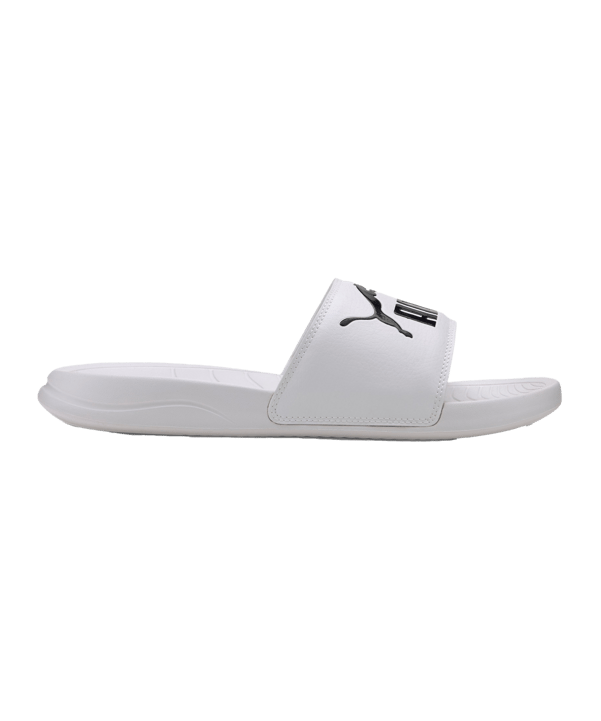 PUMA Popcat 20 Badelatsche Weiss Schwarz F02 - weiss