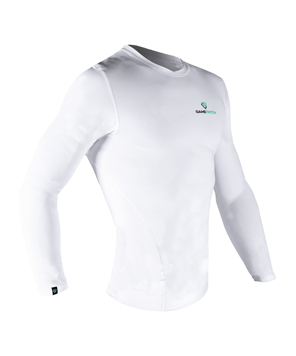 Gamepatch Compressishirt Hemd Weiß - weiss