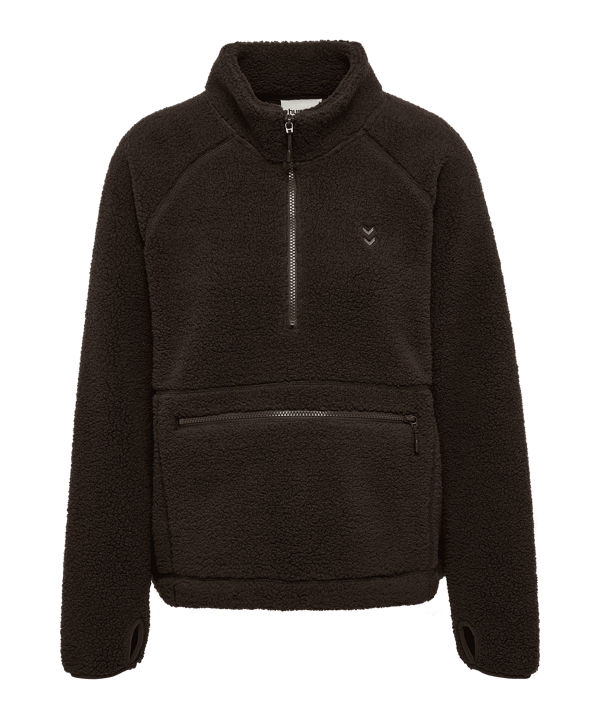 Hummel Pulse Fleece Sweatshirt Damen Schwarz F2850 - schwarz