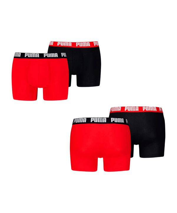 PUMA Everyday Basic 2P Boxershort Rot F011 - rot