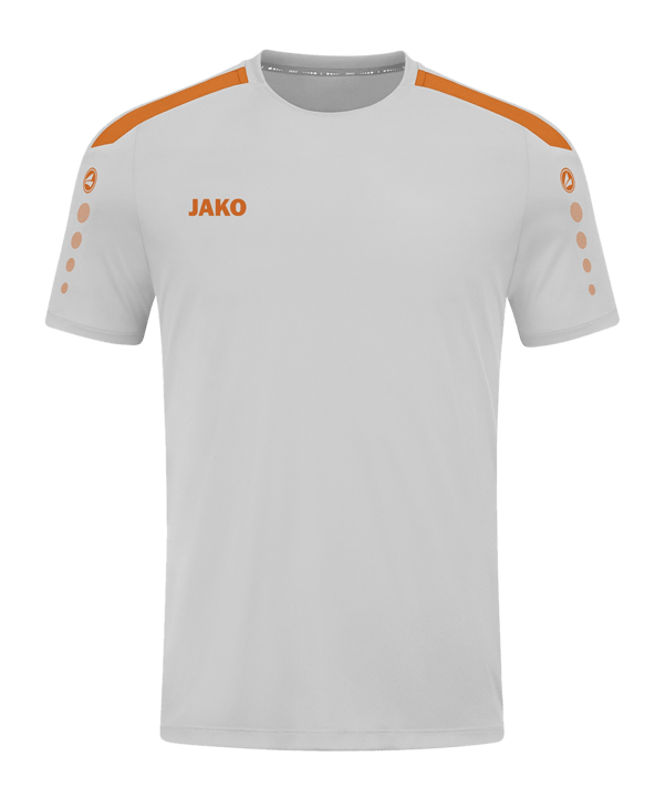 JAKO Power Trikot Grau Orange F846 - grau