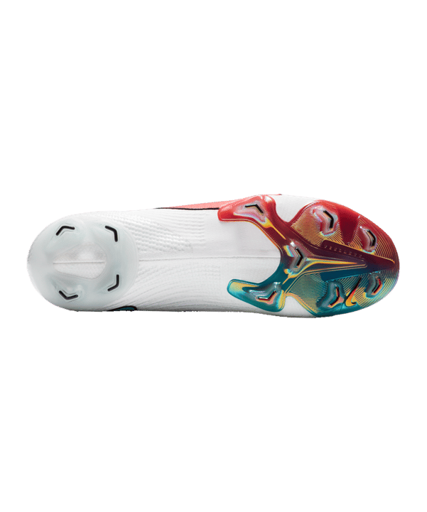 Nike Mercurial Superfly VII Flash Crimson Elite FG Weiss F163 - weiss