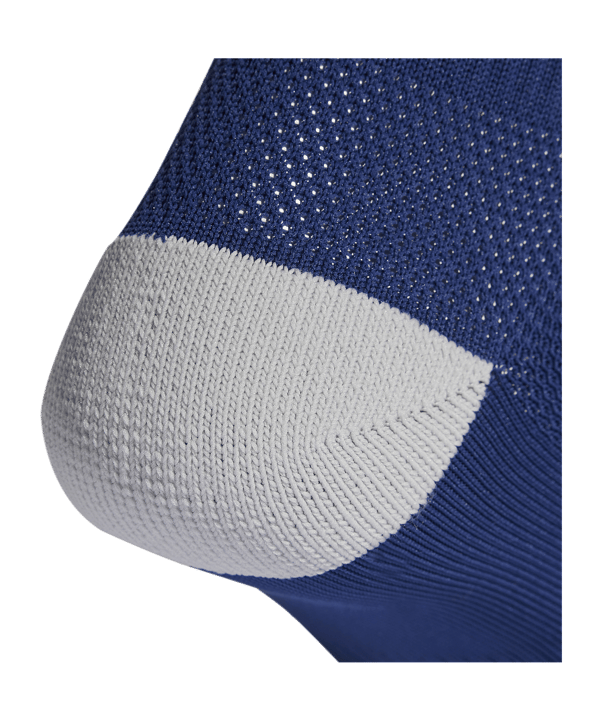 adidas Milano 23 Strumpfstutzen Blau Weiss Grau - blau