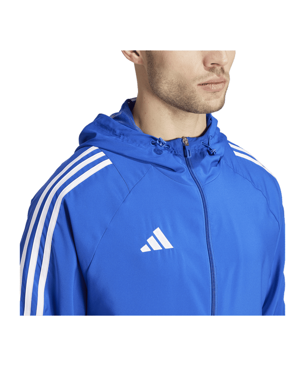 adidas Tiro 24 Windbreaker Blau - blau