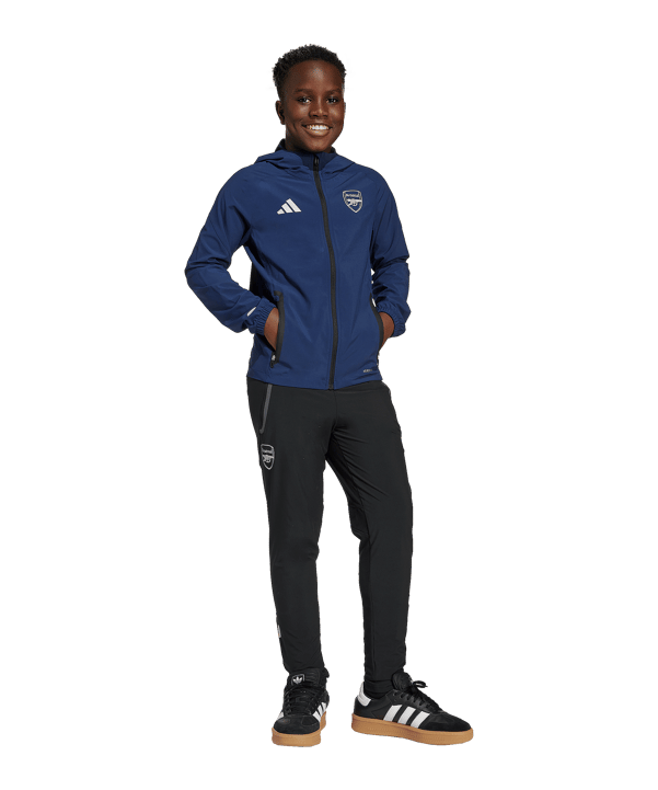 adidas FC Arsenal London Vis Tech Travel Hose Kids Schwarz - schwarz