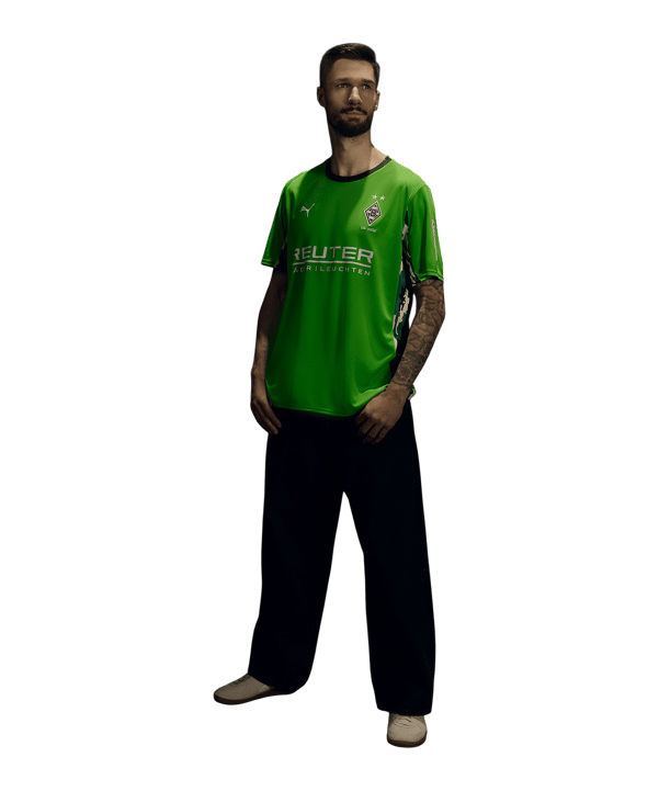 PUMA Borussia Mönchengladbach Trikot Away 2025/2026 Grün F02 - gruen