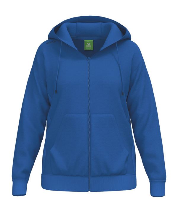 Erima TS Kapuzenjacke Damen Blau - blau