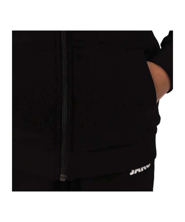 JAKO Base Jas met capuchon Kinderen Zwart K008 - zwart