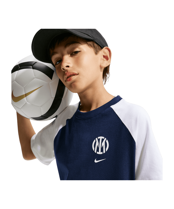 Nike FC Inter Raglan T-shirt Bambini Blu C492 - blu