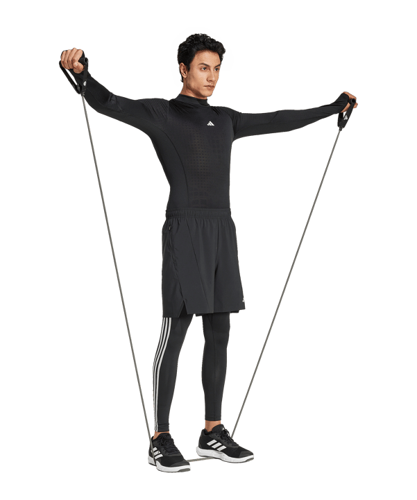 adidas TechFit Cold Rdy Training Longsleeve Schwarz - schwarz