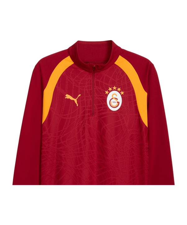 PUMA Galatasaray Istanbul Training 14 Zip Top Rot F01 - rot