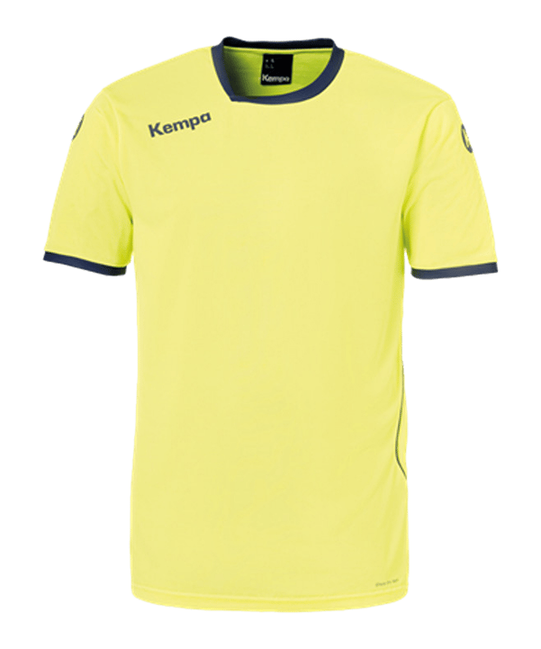 Kempa Curve Trikot T-Shirt Kids Gelb Blau F08 - gelb