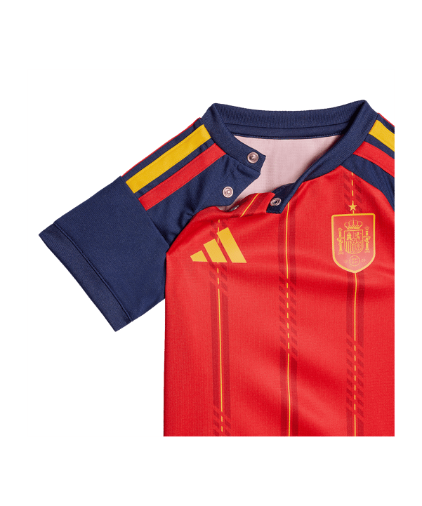 adidas Spanien Babykit Trikot Set Home WM 2026 Kids Rot - rot