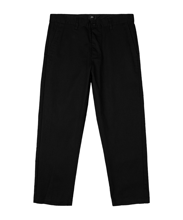 Obey Straggler Flooded Hose Schwarz FBLK - schwarz