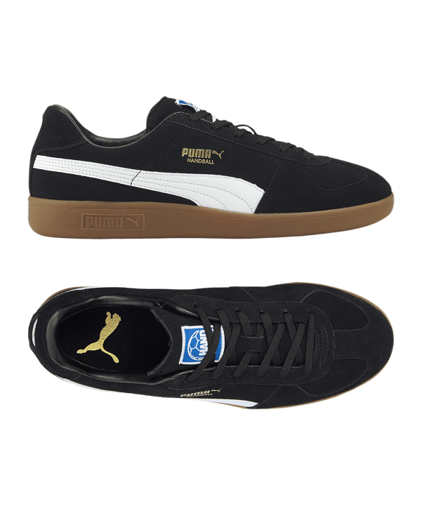 PUMA Handball Schwarz Weiss F02 Trainingsschuh - schwarz