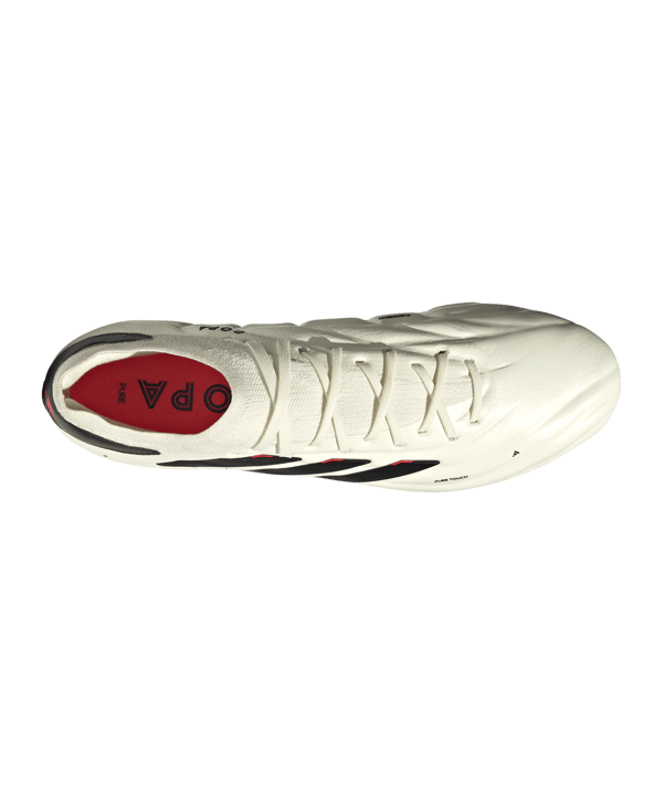 adidas COPA Pure 2 Elite KT FG Solar Energy Weiss Schwarz Rot - weiss