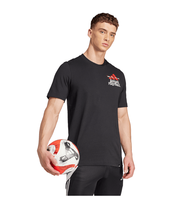 adidas T-Shirt Schwarz - schwarz