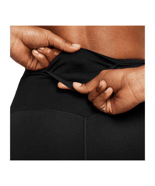Nike Go High-Waisted 8 Short Damen Schwarz F010 - schwarz
