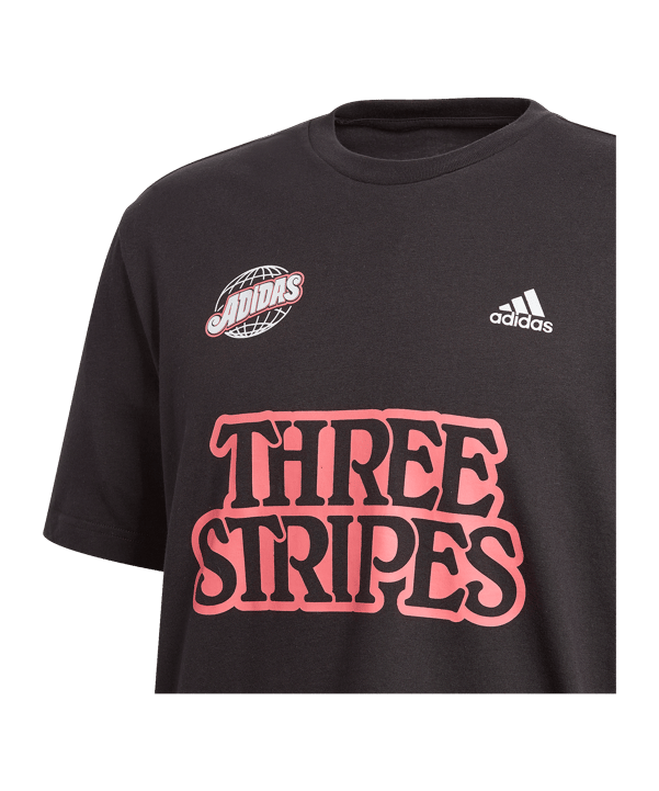 adidas Athletics Lucky 8 Graphic T-Shirt Schwarz - schwarz
