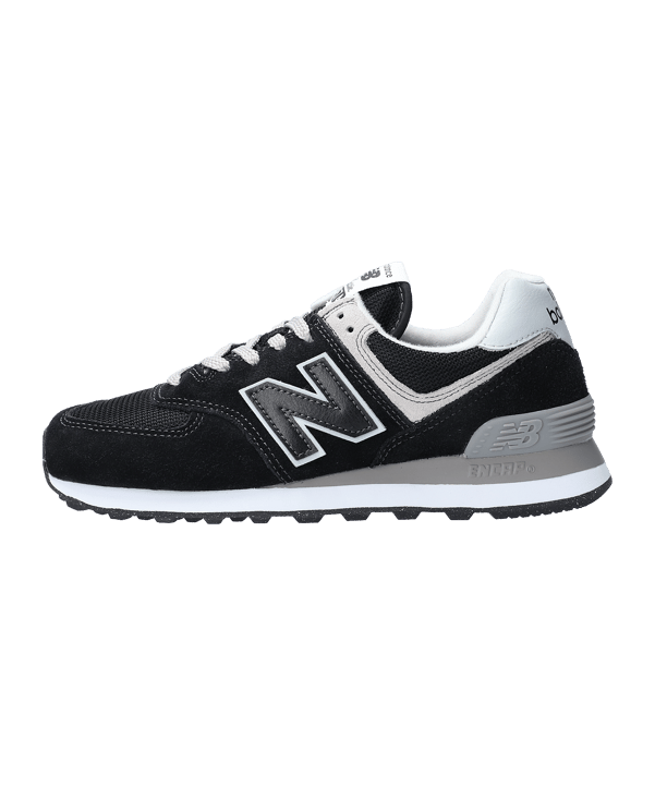 New Balance 574 Damen Schwarz Weiss FEVB - schwarz