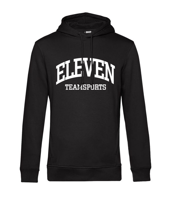 11teamsports ELEVEN Hoody Schwarz Weiss - schwarz