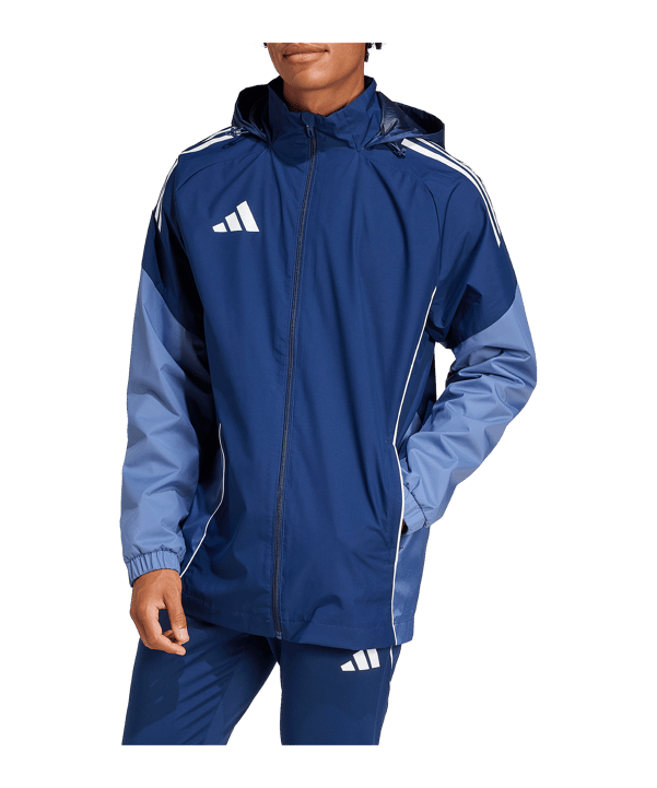 adidas Tiro 25 Competition Regenjacke Blau - blau
