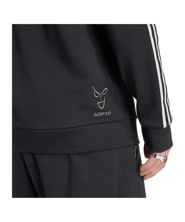 adidas Juventus Turin Originals Half Zip Sweatshirt Schwarz - schwarz