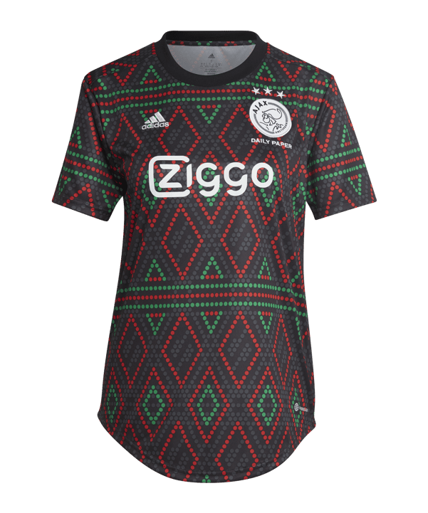 adidas Ajax Amsterdam Prematch Shirt 22/23 Damen Schwarz - schwarz
