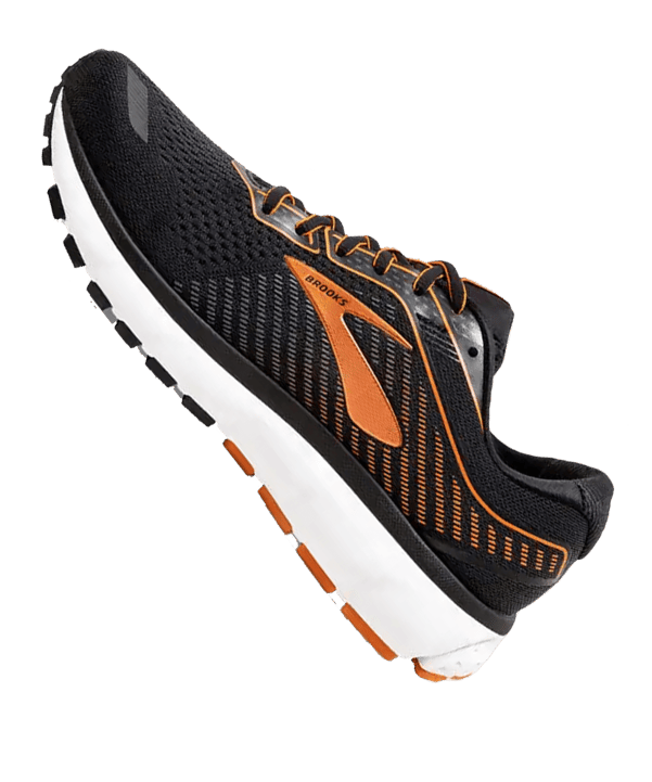 Brooks Ghost 12 Running Schwarz Orange F009 - schwarz