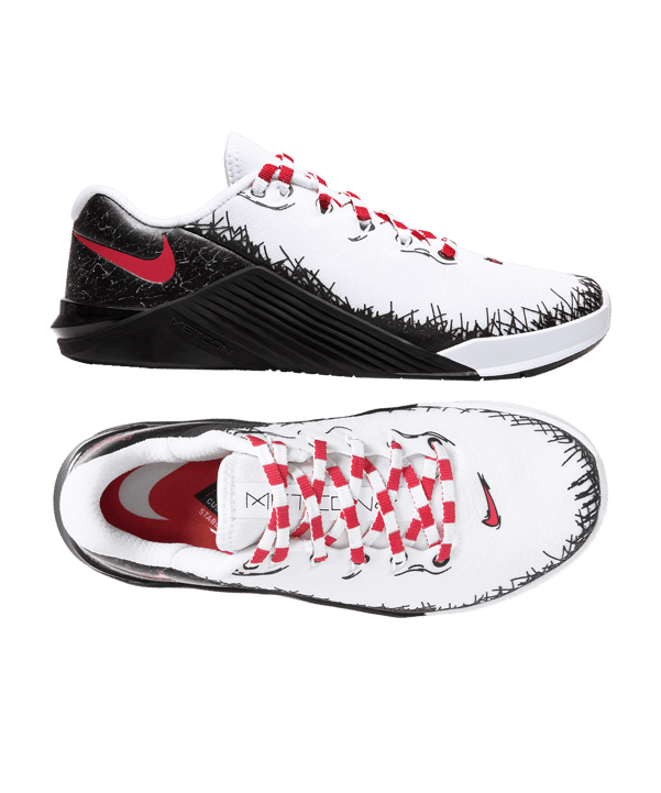 Nike Metcon 5 AMP Training Damen Weiss Rot F160 - weiss