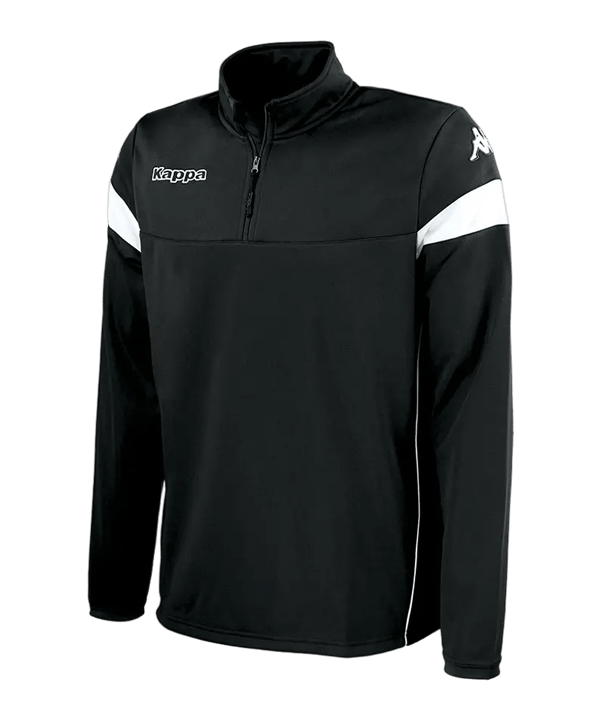 Kappa Novare 1/4 Zip Felpa Nero - nero
