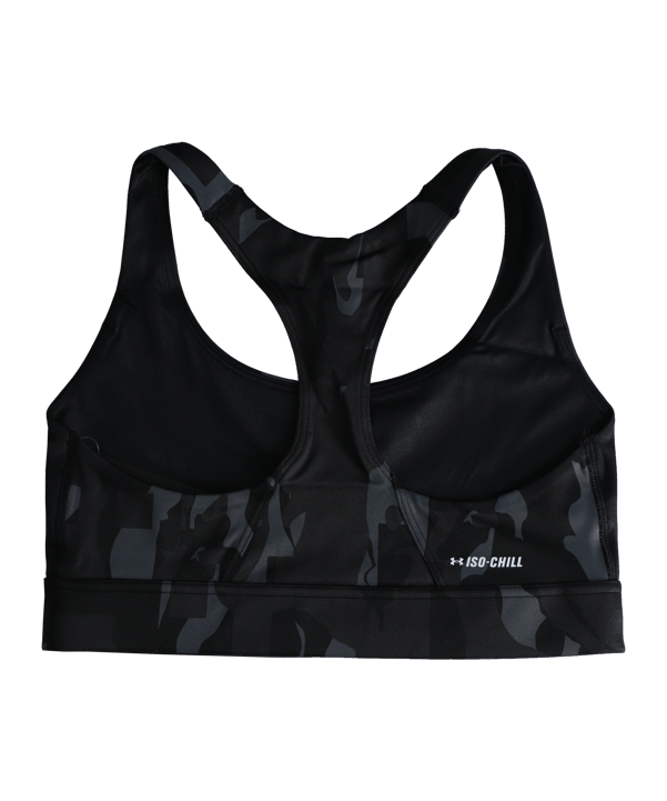 Under Armour Isochill Team Mid Sport-BH Damen F001 - schwarz