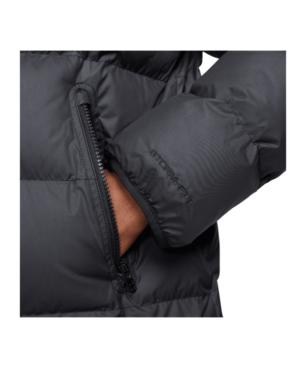 Nike Parka Jacke Schwarz F010 - schwarz