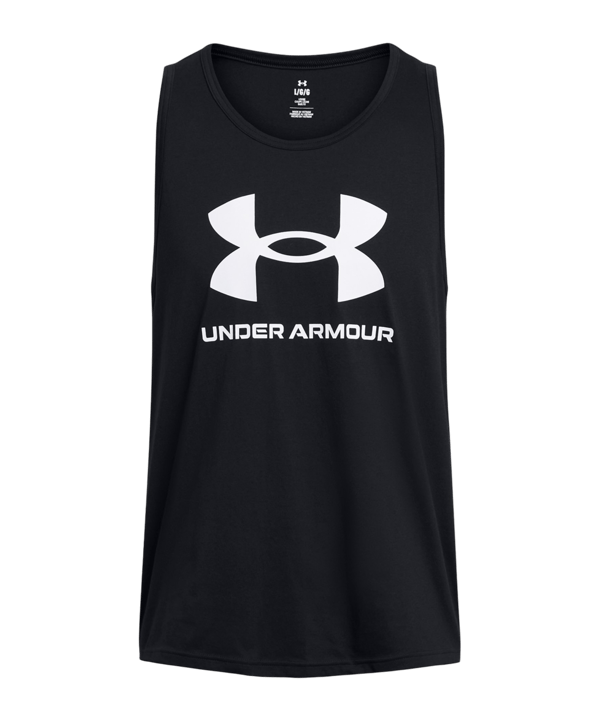 Under Armour Sportstyle Logo Tanktop Schwarz F001 - schwarz