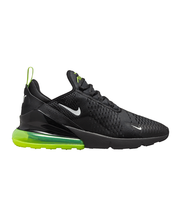 Nike Air Max 270 ESS Schwarz Gelb Silber F001 - schwarz