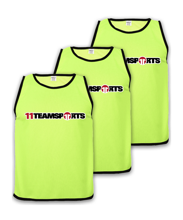 Cawila Leibchen 11teamsports 3er Set Gelb | Kennzeichnungshemden - gelb