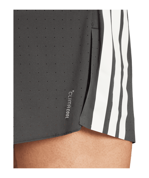adidas Adizero Laufshort Schwarz - schwarz