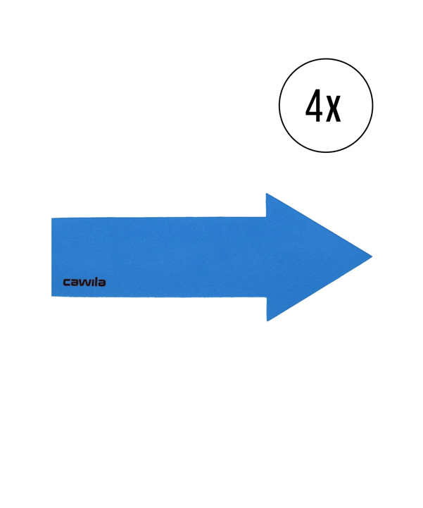 Cawila Marker-System Pfeil 36 x 9cm 4er Set Blau - blau