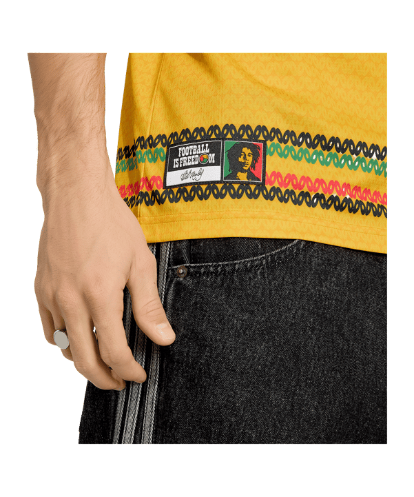 adidas JFF Jamaika Marley 10 Trikot Home WM 2026 Gelb - gelb