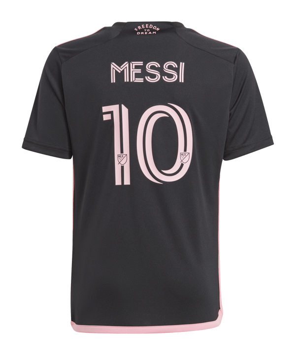 adidas Inter Miami CF Trikot Away 2024 Messi Kids Schwarz - schwarz