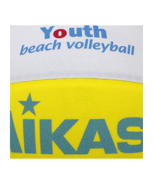 Mikasa Beachvolleyball SBV Youth Beach-Volleyball Ball Weiss - weiss