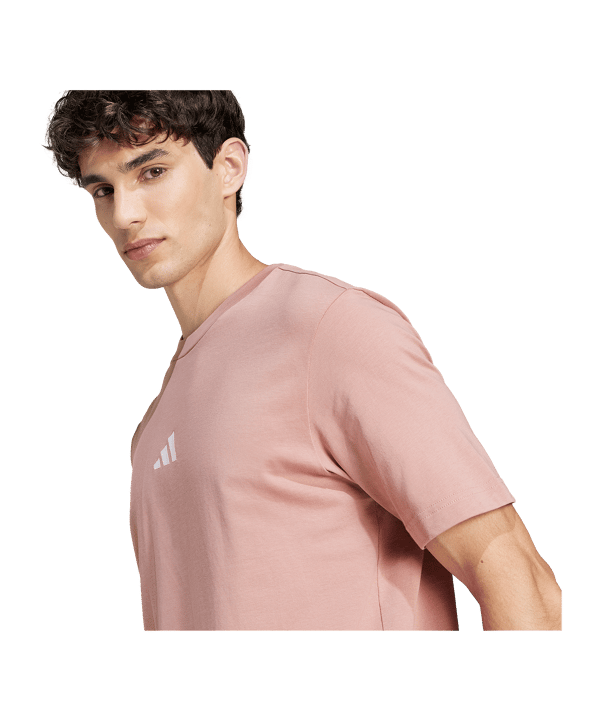 adidas Essentials Small Logo T-Shirt Rosa - rosa