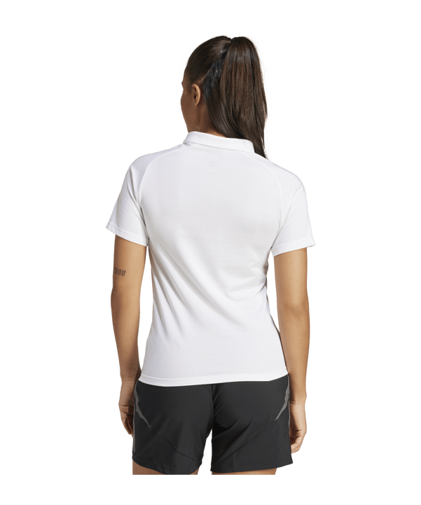 adidas Tiro 24 Competition Poloshirt Damen Weiss - weiss