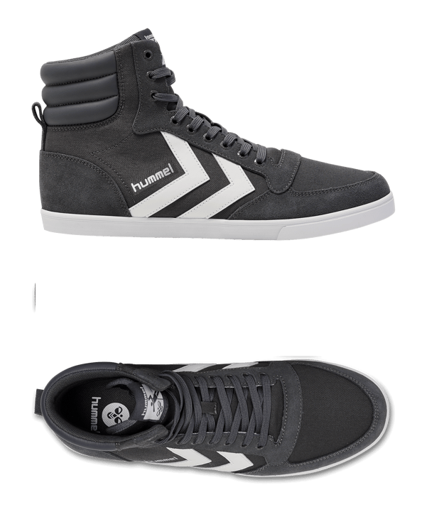 Hummel Slimmer Stadil High Sneaker Grau F2651 - grau